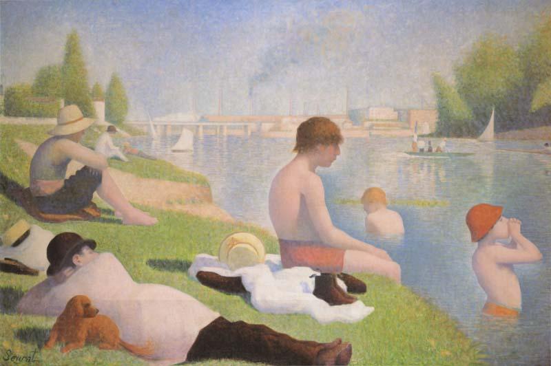 Georges Seurat Bathers at Asnieres oil painting picture